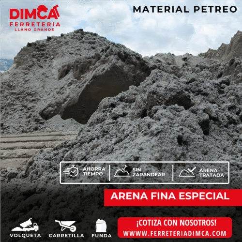 arena fina en Quito